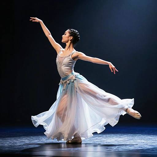 Dutch Crown Braid on Dance Performer