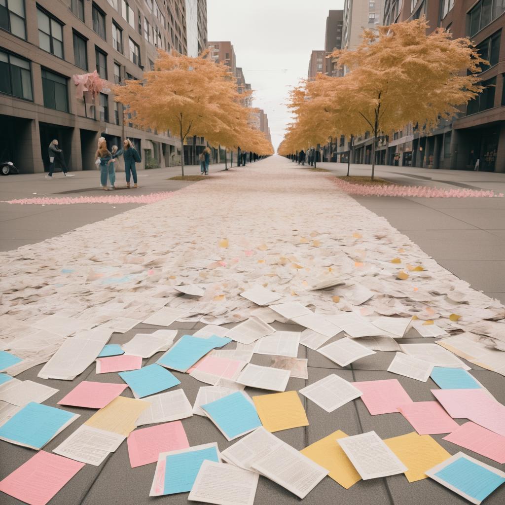 Crumpled Love Letters in 1970s Protests