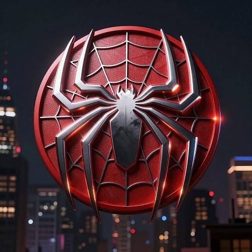 Futuristic Spiderman Logo Concept