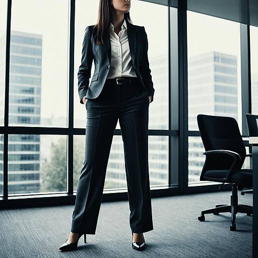 Businesswoman in Office Setting