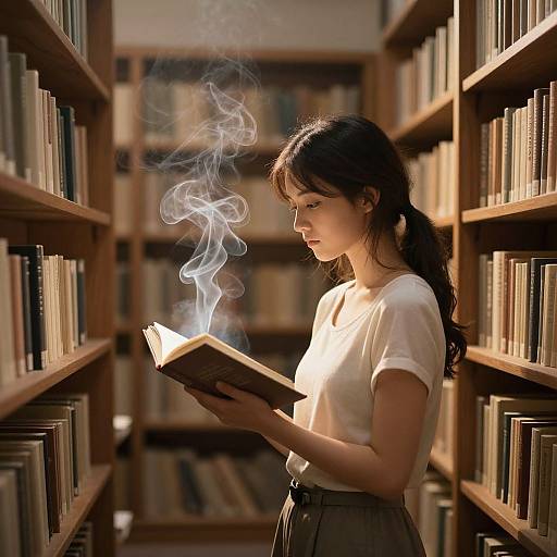 Ethereal Scented Stories in Cyberpunk Library