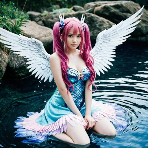 Valkyrie Drive Mermaid with Pink Hair