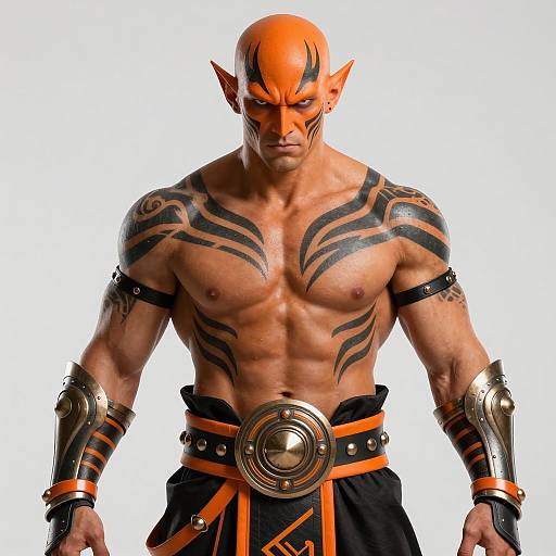 Fierce Demonic Warrior Character Design