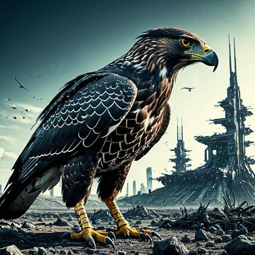 Genetically Augmented Biopunk Hawk