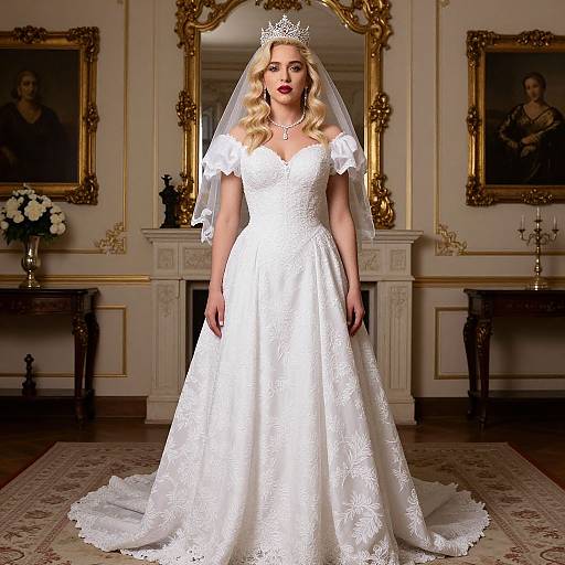 Regal Madonna Wedding Costume