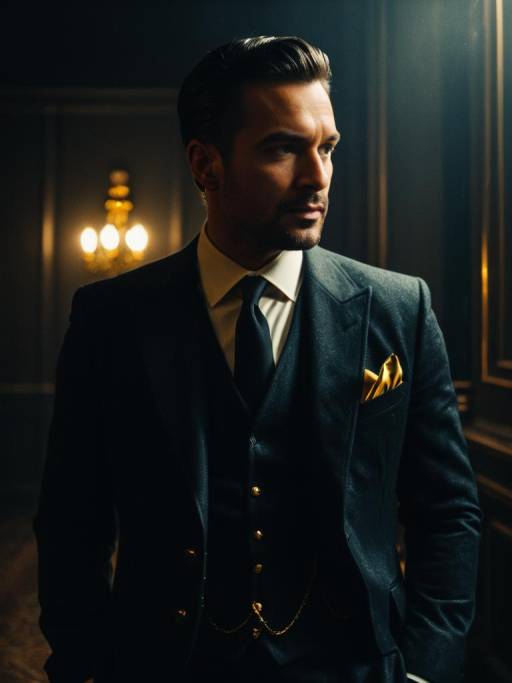 Classic Cinematic Formal Attire Fashion