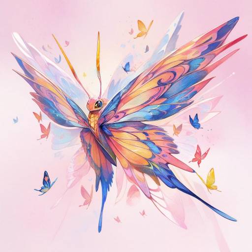 Vibrant Butterfly with Intricate Details Vibrant Butterfly with Intricate Details