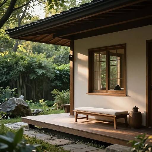 Serene Nature-Inspired Retreat Interior