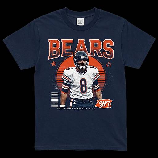 Retro Chicago Bears T-Shirt Design