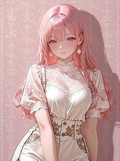 Elegant Boudoir Look with Lace Details