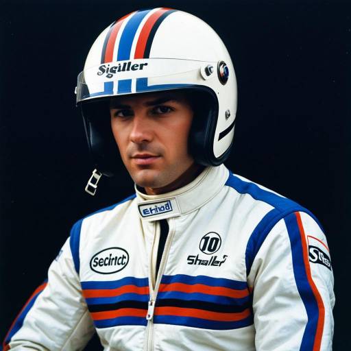 Retro 1970s Racing Driver Fashion