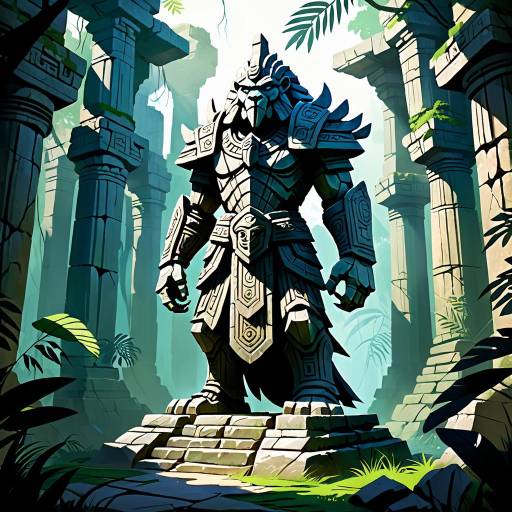 Ancient Guardian in Jungle Temple