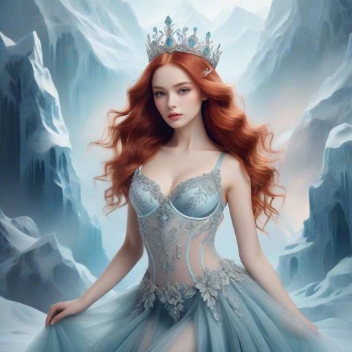 Ethereal Haute Couture Fantasy Illustration