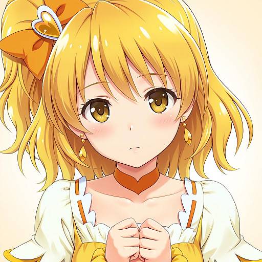 Illustration of Cure pine, precure in the style of N.g.