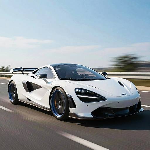 High-Speed Sleek Sports Car CGI