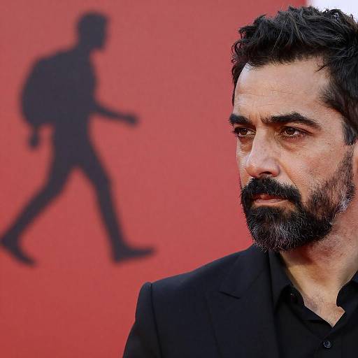 Intense Portrait of a Man in Suit