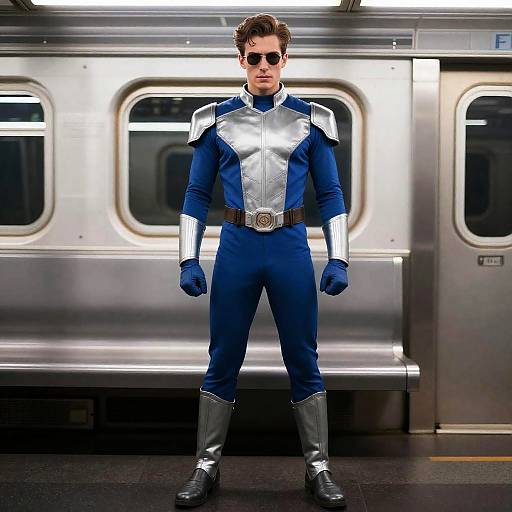 Megamind and Metro Man Subway Scene