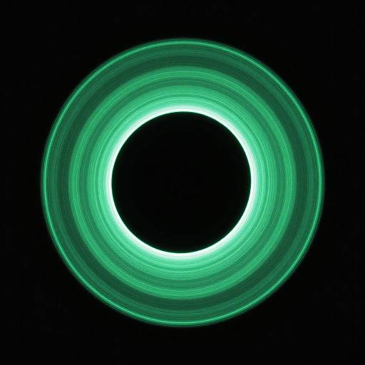 Neon Loop Light Painting Art