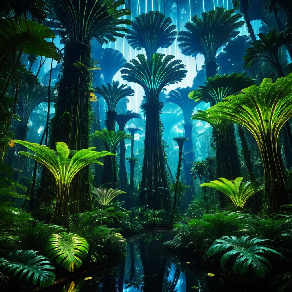 Futuristic Amazon Jungle Garden of Eden