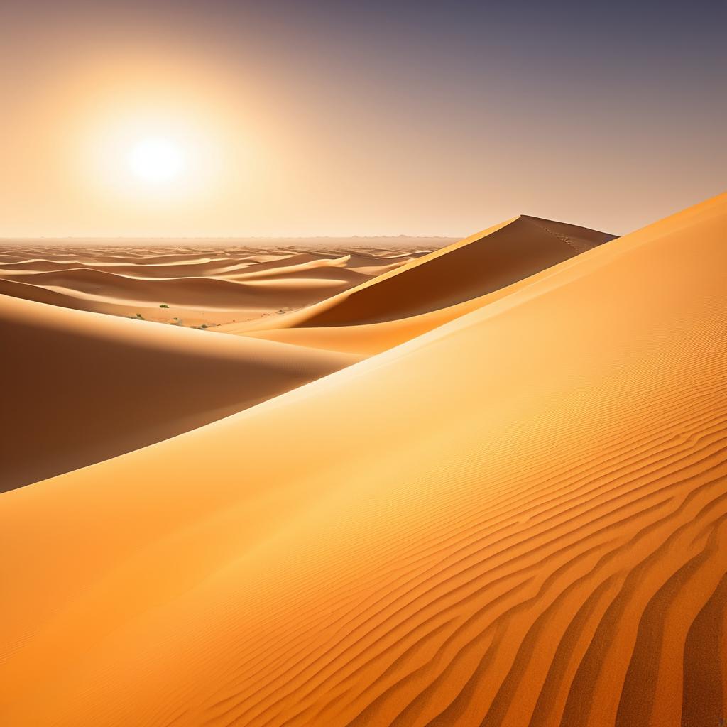 Journey Through a Sun-Drenched Desert