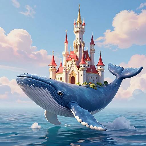 Majestic Castle on Colossal Whale