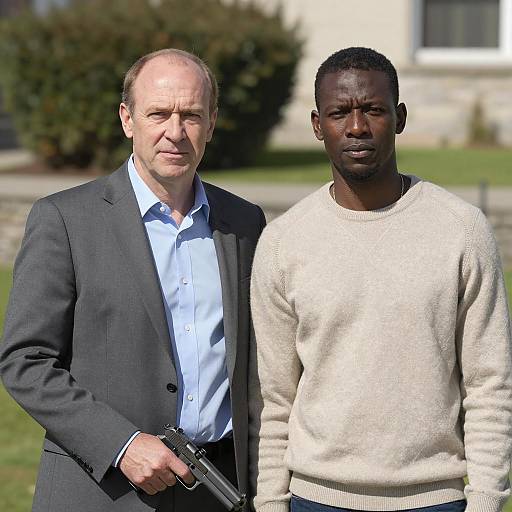 Two Men in an Outdoor Setting