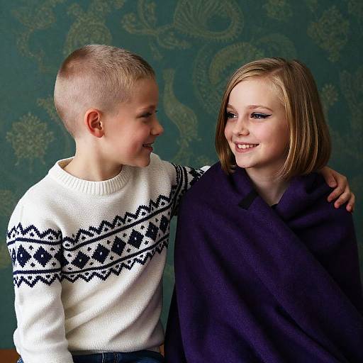 Heartwarming Children’s Portrait in Cozy Lighting