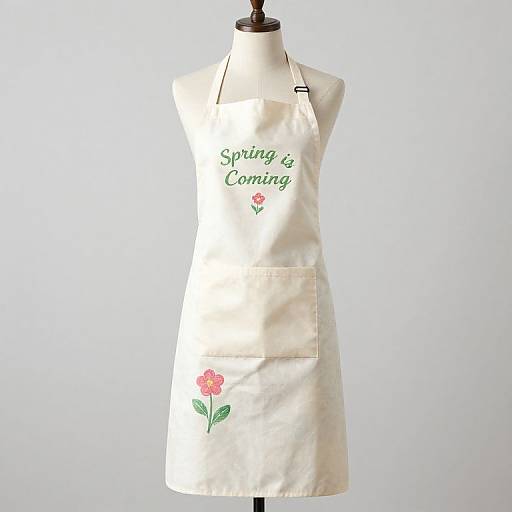 Spring Couture Apron Design