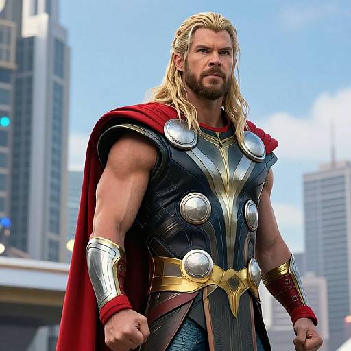 Epic Superhero Thor Portrait