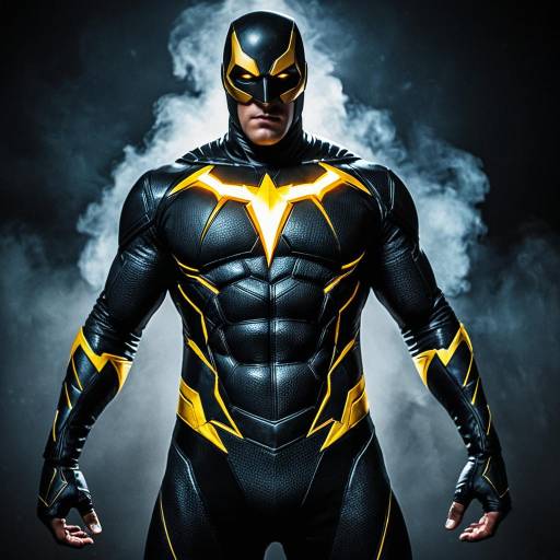 Black Adam Fiery Cosplay Costume Design