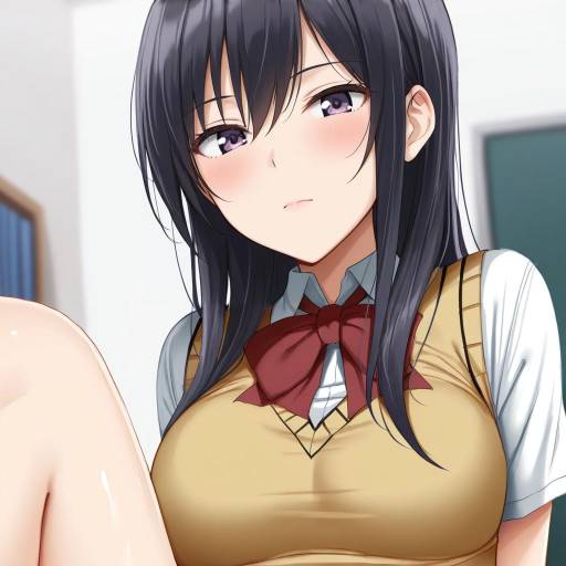 Illustration of Aihara mei, citrus (saburouta) in the style of Shengtian