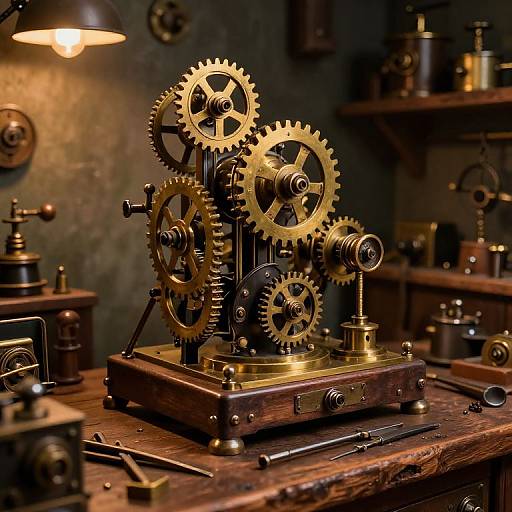 Steampunk BB in Vintage Workshop