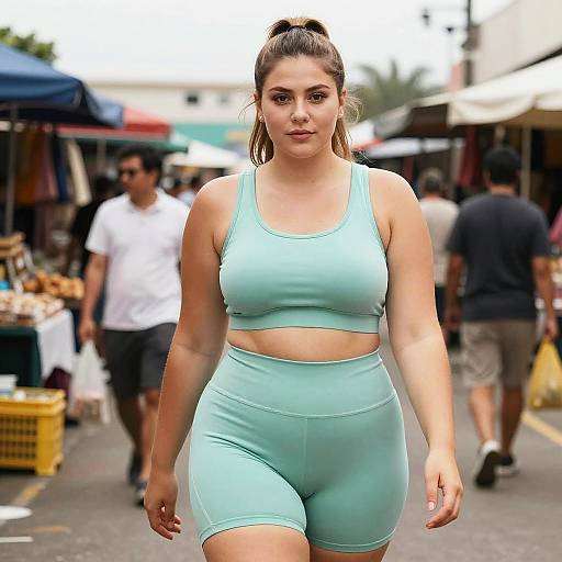 Plus-Size Sporty Chic at Waterfront Bazaar