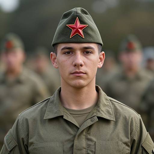 Realistic American Soldier Halloween Portrait