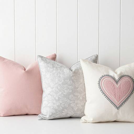 Trio of Soft Textured Pillows