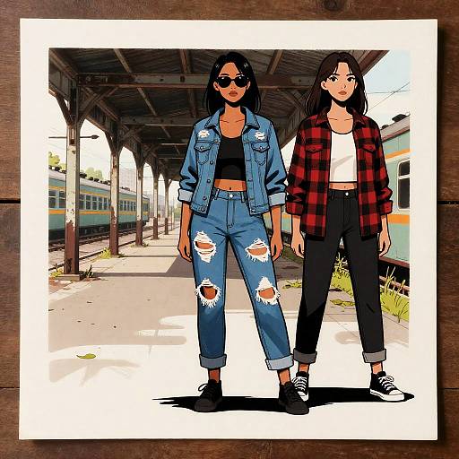 Grunge Revival at Abandoned Station