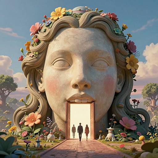 Magic Realism Portal Sculpture