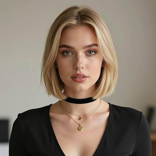 Stunning Ombre Bob Hairstyle Portrait