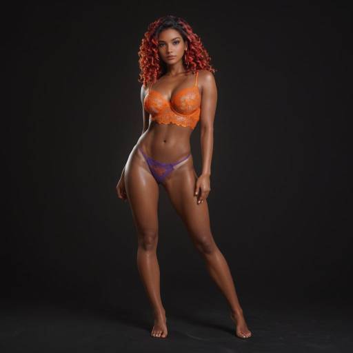 Dynamic Pose of a Young Adult Woman