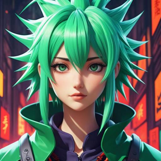 Vibrant Anime Mage Illustration Concept Vibrant Anime Mage Illustration Concept