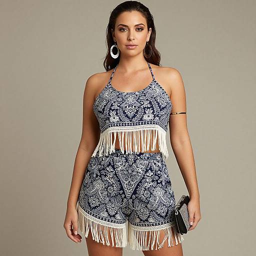 Bohemian Chic Paisley Summer Outfit