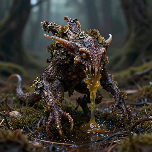 Fey Spirit of Rot and Decay in Bog