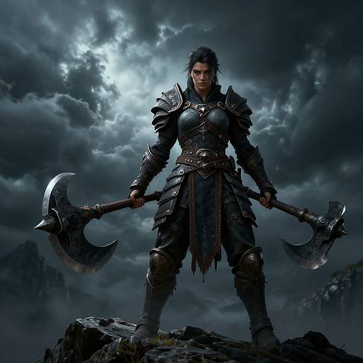 Diablo 4 Female Barbarian Warrior