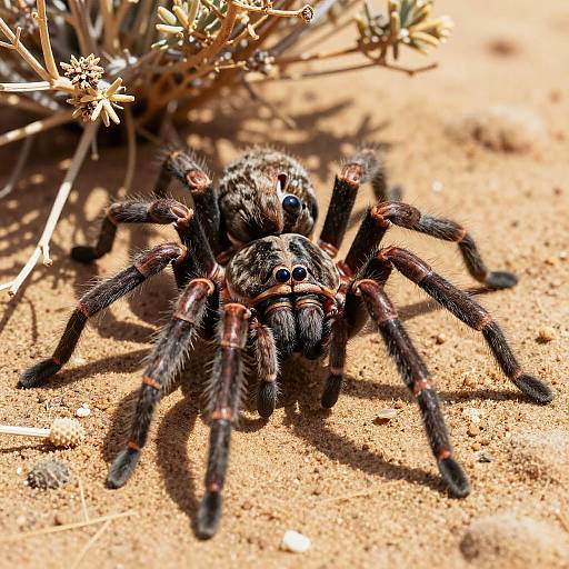 Rango Spider Hunting in Desert Shrubs