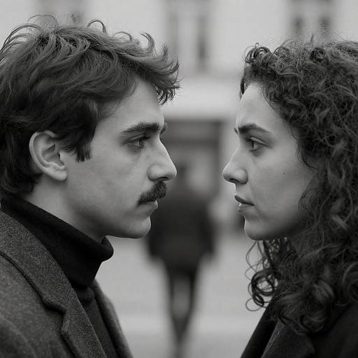 High-Contrast Close-Up: Intense Eye Confrontation