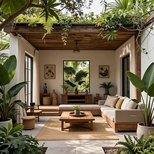 Boho-Chic Roof Garden Outdoor Room