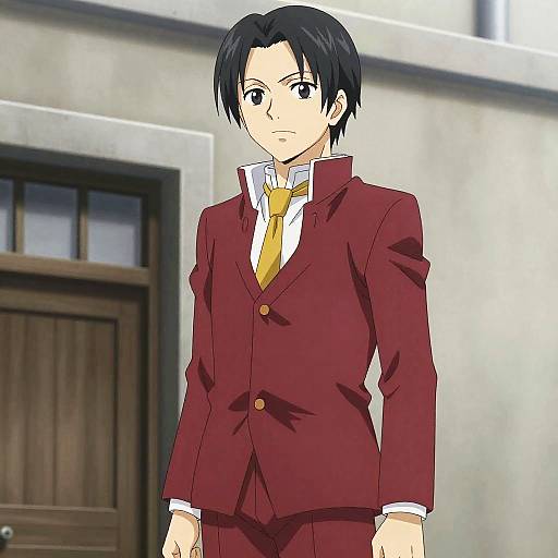 Edward Elric in Red Suit