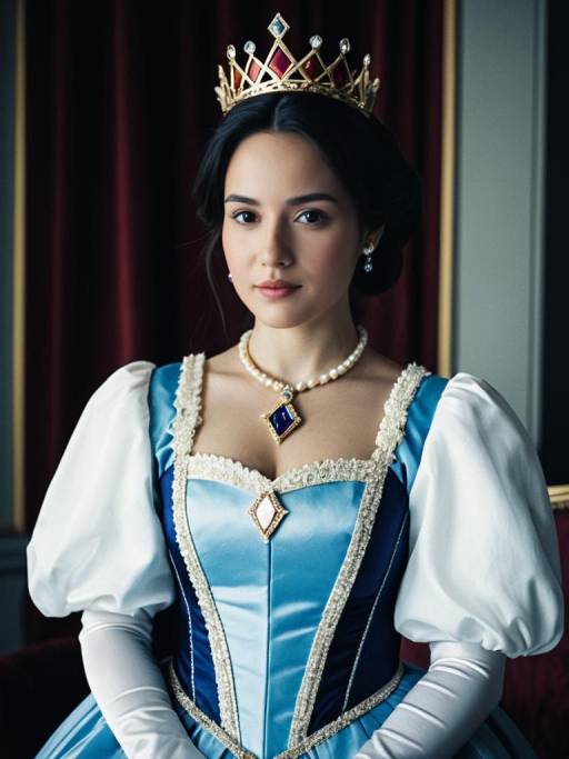 Elegant Cinematic Princess Cosplay Portrait