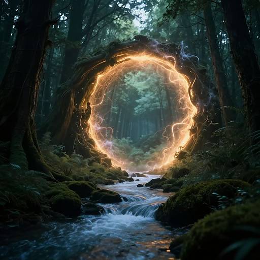 Mystical Forest Portal Gateway