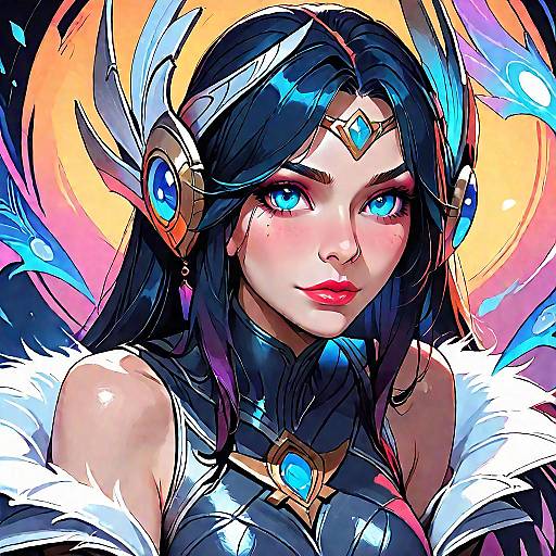 Irelia 8K Ultra-Detailed Champion Portrait